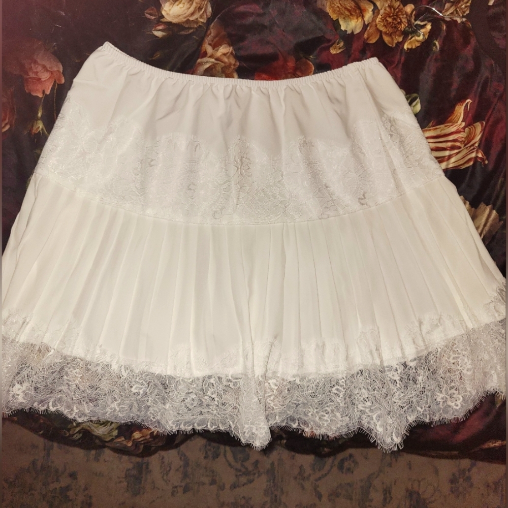 White Lace Skirt